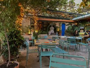 Terrace at Sa Ximbomba in Mallorca