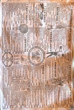 Carta en 2022  at Sa Ximbomba in Mallorca