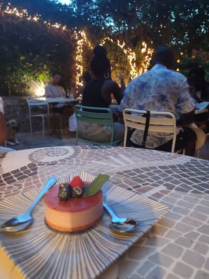 Berry cheesecake  #Veganuary at Sa Ximbomba in Mallorca