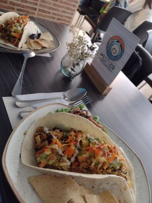 Señor burro!!! at Mestizo Vegano in Bogota