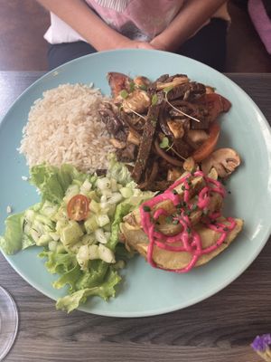   at Mestizo Vegano in Bogota