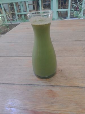 Green Goddess Juice at Osana Wholefood Restaurant in Cairo