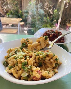 Weekly Special: Mac n' Cheese (vegan)  at Osana Wholefood Restaurant in Cairo