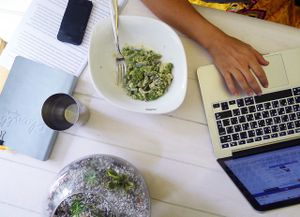 Looking for a new office space whilst you grab lunch? OsanaCafe is open every day 8am-8pm with wifi.   at Osana Wholefood Restaurant in Cairo