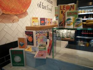 more cooking books at AMS - LEON in Schiphol