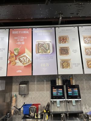 Vegan curry   at AMS - LEON in Schiphol