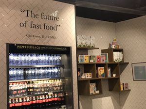 Beverage área  at AMS - LEON in Schiphol