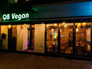 Outside of QB Vegan at QB Vegan in Berlin