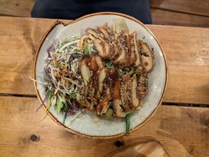 Vegan duck at QB Vegan in Berlin