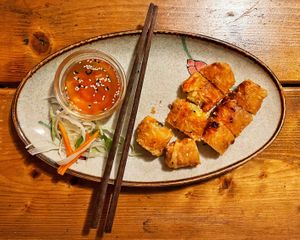 Spring rolls. at QB Vegan in Berlin