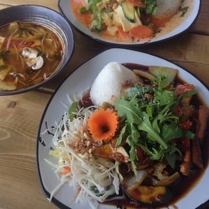 Yes it was as delicious as it looks =] at QB Vegan in Berlin