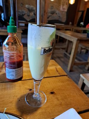 Mango Lassi at QB Vegan in Berlin