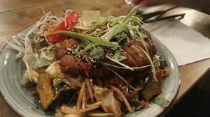 Vegan duck. at QB Vegan in Berlin