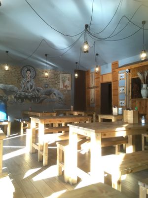 Gemütliche Atmosphäre  at QB Vegan in Berlin