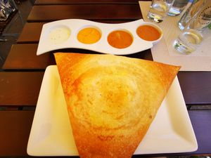 Masala dosa at Copper Bowl in Esslingen
