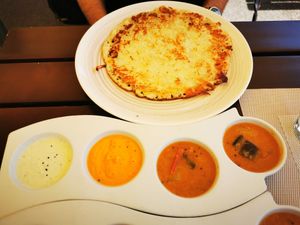 Onion uttapam at Copper Bowl in Esslingen