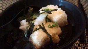 Agadashi tofu at Nippon Kitchen in Glasgow