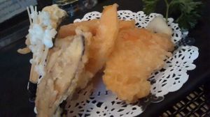 Vegetable tempura at Nippon Kitchen in Glasgow