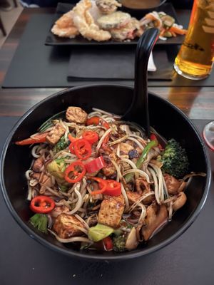 Vegetable Chilli Noodle Stir Fry  at Nippon Kitchen in Glasgow