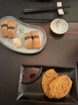 Nigiri & Sweet Potato Karokke  at Nippon Kitchen in Glasgow