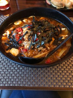 Vegetarian Spicy soup noodles  at Nippon Kitchen in Glasgow