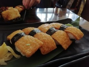 Inari tofu at Nippon Kitchen in Glasgow