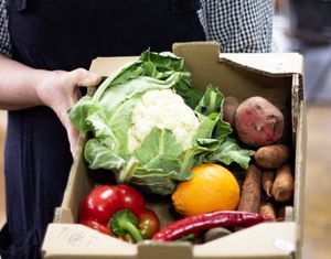 Organic fruit & veg boxes at Deli-Lama Wholefood Shop & Cafe in Salford