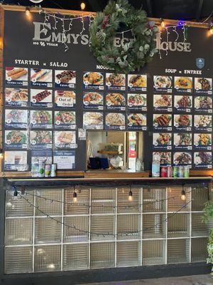 Menu  at Emmy's Vege House in Bainbridge Island