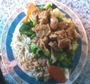 Vege Ginger Chicken at Emmy's Vege House in Bainbridge Island