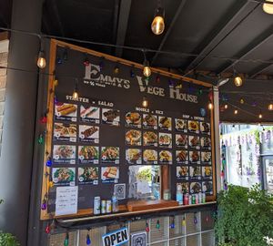 Menu at Emmy's Vege House in Bainbridge Island
