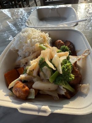 Sweet and sourr  at Emmy's Vege House in Bainbridge Island