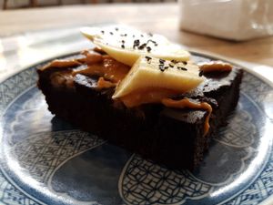 Brownie at Peace Food Cafe in Sihanoukville