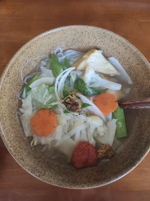 Vietnamese soup #Veganuary at Minh Hien 2 in Hoi An