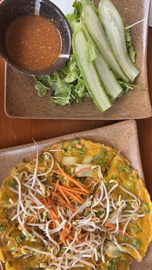 Local pancake  at Minh Hien 2 in Hoi An