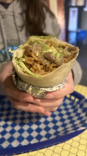 Henry Burrito  at Budgies Burritos in Vancouver