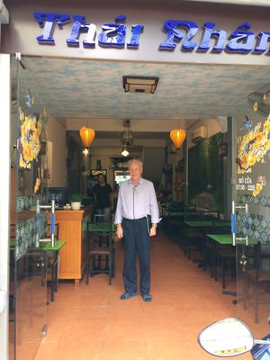 ‘scuse my presence. the owner is nearby, a goodnatured soul. at Zen in Ho Chi Minh City