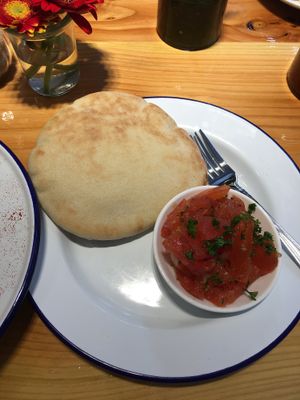 Pita bread  at Chickpea in Antwerpen