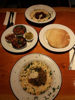 On menu numbers 28 & 29  at Chickpea in Antwerpen