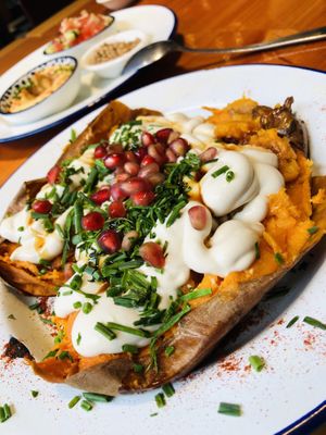 Absolutely my favorite Sweet potato  at Chickpea in Antwerpen