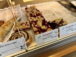 vegan cake  at denn's Biomarkt in Chemnitz
