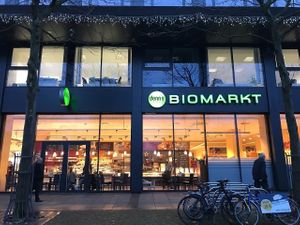 outside at denn's Biomarkt in Chemnitz