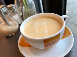 cuppa coffee at denn's Biomarkt in Chemnitz