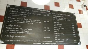 vegan menu at McGuinness - Takeaway in Dublin