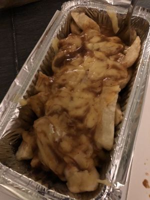 Curry cheese chips after a night of drinking  at McGuinness - Takeaway in Dublin