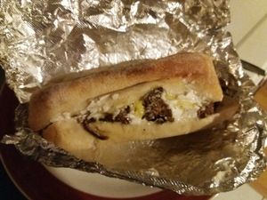 Philly cheese steak sandwich at McGuinness - Takeaway in Dublin