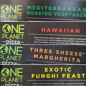 One Planet Pizzas at Little Shop of Vegans in Norwich