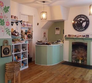 New shop interior at Little Shop of Vegans in Norwich