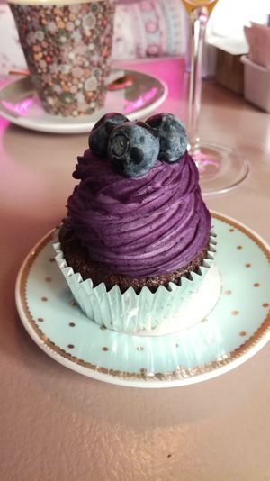 Cupcake vegan al mirtillo (speciale di qualche mese fa) at Camelia Bakery in Treviso