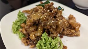 Butter mushroom. Very flavourful too! at Green on Earth 绿之天地 in West Singapore