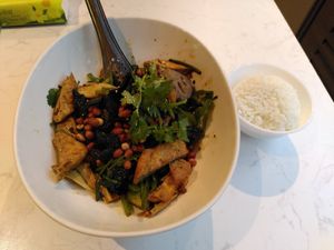 Mala Hot Pot dish at Green on Earth 绿之天地 in West Singapore